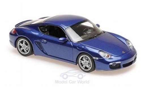 Diecast model cars Porsche 718 S metallic blue 2005 1/43 Maxichamps