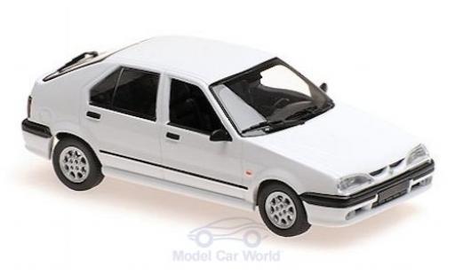 Diecast model cars Renault 19 Base white 95 1/43 Maxichamps