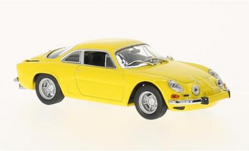 Diecast model cars Alpine A110 rallye Renault yellow 1971 1/43 Maxichamps