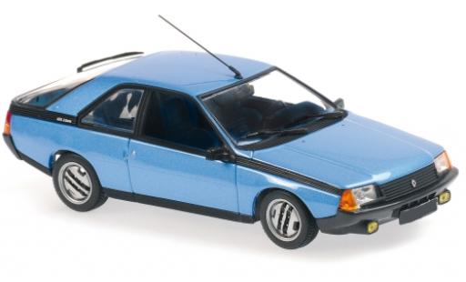 Diecast model cars Renault Fuego Base metallic blue 1984 1/43 Maxichamps