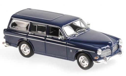 Diecast model cars Volvo 121 Break Amazon Estate blue 1966 1/43 Maxichamps