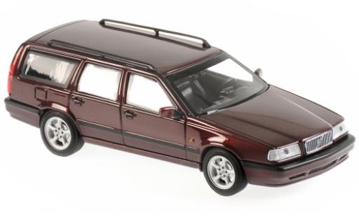 Diecast model cars Volvo 850 Estate metallic red 1994 1/43 Maxichamps