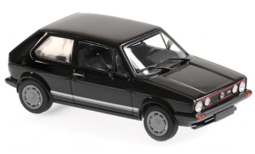 Diecast model cars Volkswagen Golf GTI I black 1983 1/43 Maxichamps