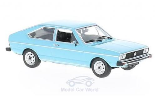 Diecast model cars Volkswagen Passat B1 blue 1975 1/43 Maxichamps
