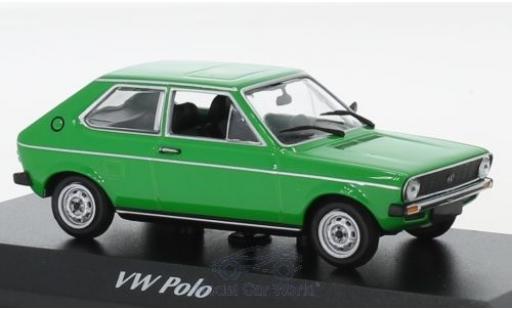 Diecast model cars Volkswagen Polo Base green 1979 1/43 Maxichamps