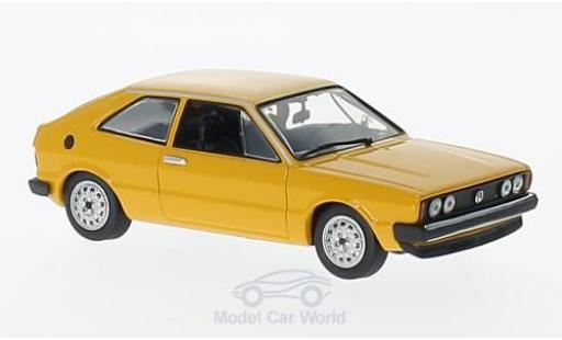 Diecast model cars Volkswagen Scirocco Base yellow 1974 1/43 Maxichamps