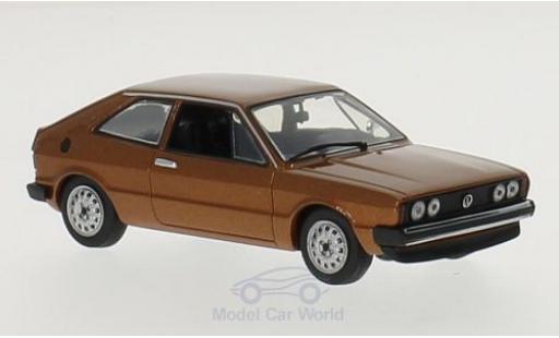 Diecast model cars Volkswagen Scirocco Base metallic brown 1974 1/43 Maxichamps