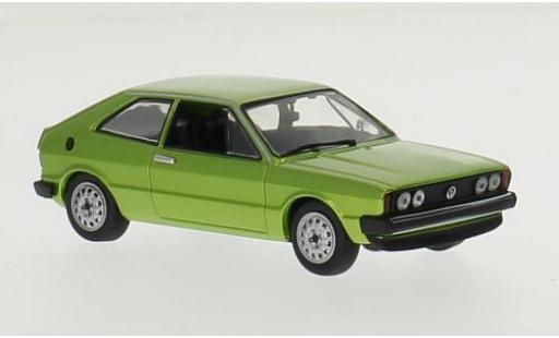 Diecast model cars Volkswagen Scirocco Base metallic green 1974 1/43 Maxichamps