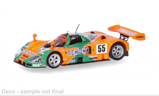 Diecast model cars Mazda 787B Base orange/green 1/87 Micro City 87