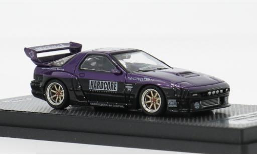 Diecast model cars Mazda RX7 Base (FC3S) purple 1/64 INNO64