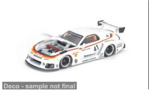 Diecast model cars Mazda RX7 Base (FD3S) white/Dekor 1/64 Pop Race
