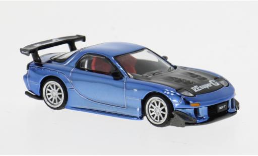 Diecast model cars Mazda RX7 RE-Amemiya blue 1/64 Pop Race