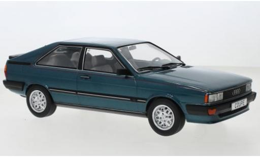 Diecast model cars Audi Coupe GT coupe metallise turquoise 1980 1/18 MCG