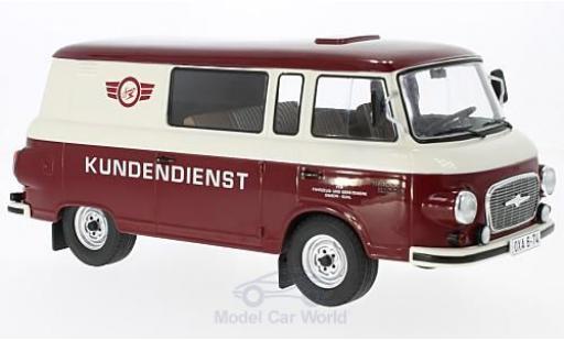 Diecast model cars Barkas B 1000 minibus Halbbus Simson Kundendienst 1970 1/18 MCG