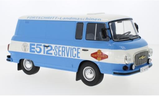 Diecast model cars Barkas B 1000 fourgon Van blue/white Fortschritt Service 1970 1/18 MCG