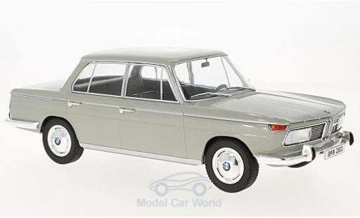 Diecast model cars Bmw 2000 berline grey 1966 1/18 MCG