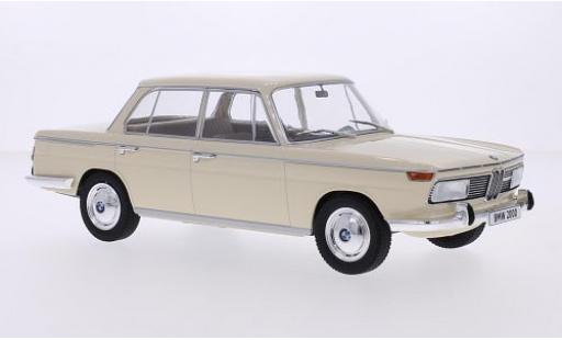Diecast model cars Bmw 2000 ti tilux (Typ 120) beige 1966 les portes et capos ferm&Atilde;&copy; 1/18 MCG