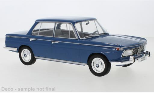 Diecast model cars Bmw 2000 a (Typ 121) blue 1966 1/18 MCG