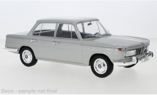 Diecast model cars Bmw 2000 a (Typ 121) grey 1966 1/18 MCG