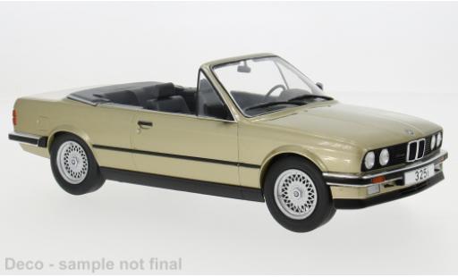 Diecast model cars Bmw 325 Cabriolet i (E30) Convertible metallise beige 1985 1/18 MCG