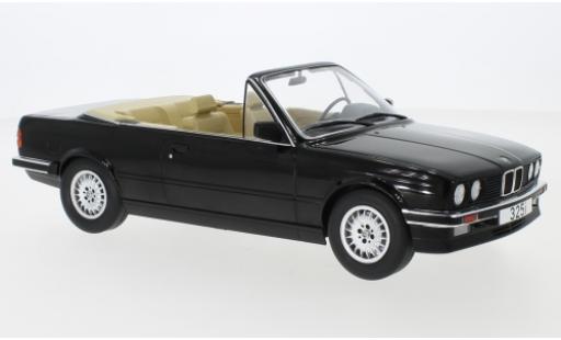 Diecast model cars Bmw 325 Cabriolet i (E30) Convertible black 1985 1/18 MCG