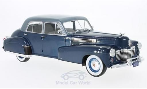 Diecast model cars Cadillac Fleetwood Sixty Special Series 60 Sedan metallic blue/metallic blue 1941 1/18 MCG