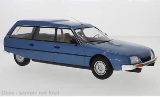 Diecast model cars Citroen CX Break Estate metallic blue 1976 1/18 MCG