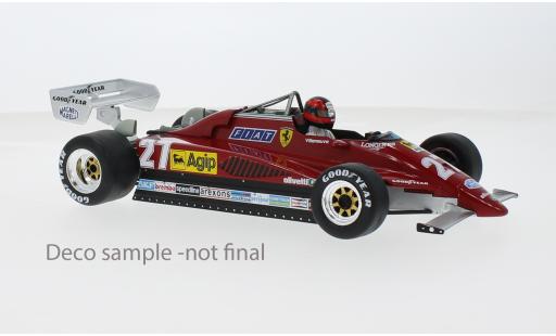 Diecast model cars Ferrari 126 C2 No.27 Scuderia SpA SEFAC formula 1 GP Belgien 1982 1/18 MCG