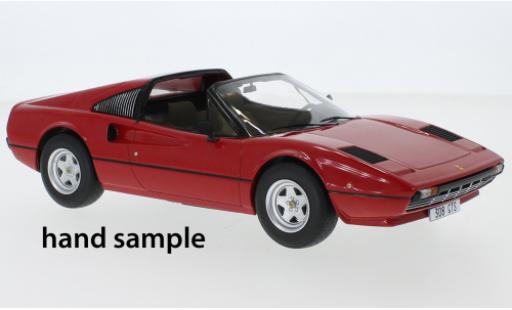 Diecast model cars Ferrari 308 GTS red 1977 open 1/18 MCG