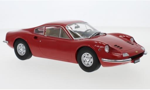 Diecast model cars Ferrari Dino GT 246 red 1969 1/18 MCG