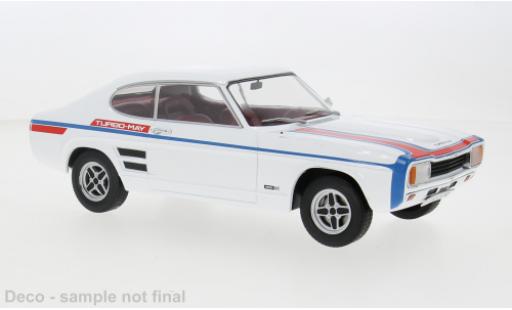 Diecast model cars Ford Capri MK1 MK I GT white/Dekor 1970 1/18 MCG