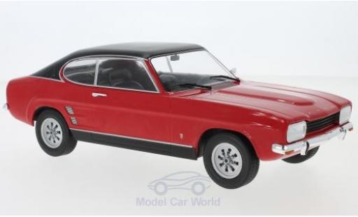 Diecast model cars Ford Capri 1600 MKI GT red/black 1973 1/18 MCG