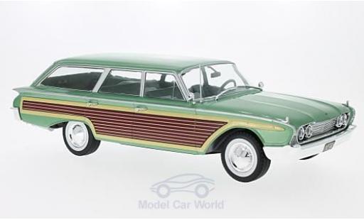 Diecast model cars Ford Country Squire Woody Wagon metallic green/Holzoptik 1960 1/18 MCG