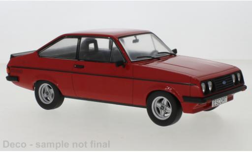 Diecast model cars Ford Escort RS 2000 MK II red 1977 1/18 MCG