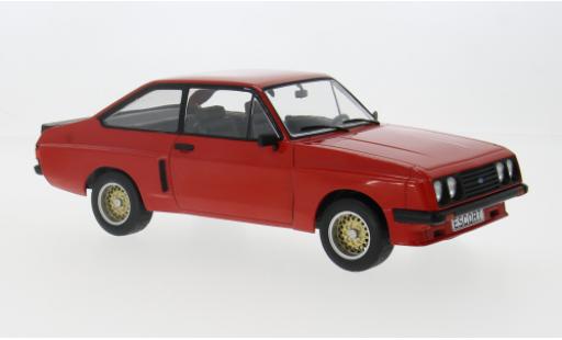 Diecast model cars Ford Escort RS 2000 MK II X-Pack red 1977 1/18 MCG