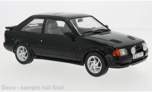 Diecast model cars Ford Escort RS Turbo S2 MK IV black 1990 1/18 MCG