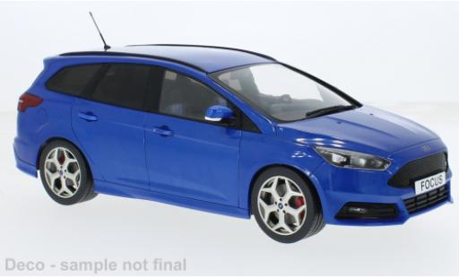 Diecast model cars Ford Focus ST Turnier metallise blue 2014 1/18 MCG