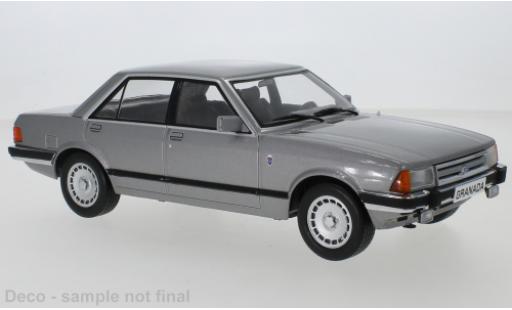 Diecast model cars Ford Granada Berlina MK II 2.8 Ghia metallic grey 1981 1/18 MCG