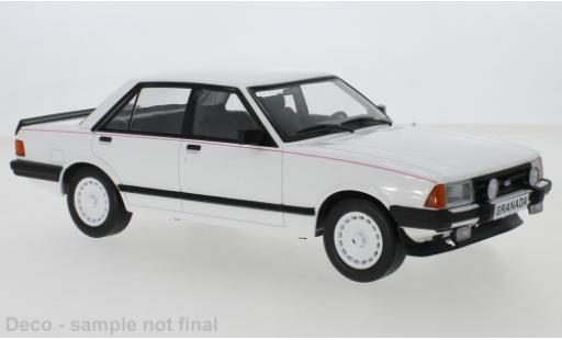Diecast model cars Ford Granada Berlina MK II 2.8 Injection white 1981 1/18 MCG
