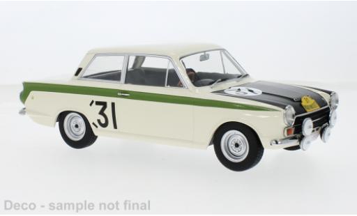Diecast model cars Lotus Cortina MkI Ford MK I No.31 Marathon de la Route 1966 1/18 MCG