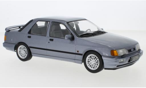 Diecast model cars Ford Sierra Cosworth RS metallic grey 1988 1/18 MCG