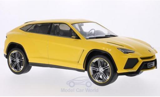 Diecast model cars Lamborghini Urus Concept metallic yellow 2012 T&Atilde;&frac14;ren and Hauben closed 1/18 MCG