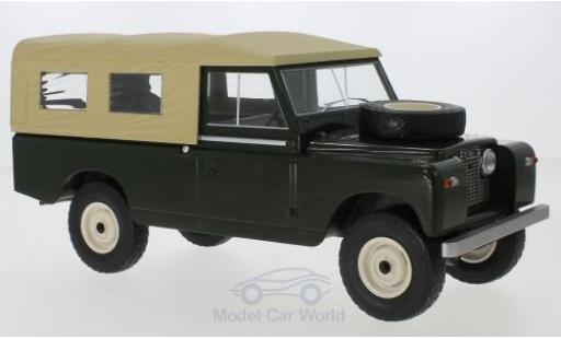 Diecast model cars Land Rover 109 Series II Pick Up green/beige RHD 1959 1/18 MCG