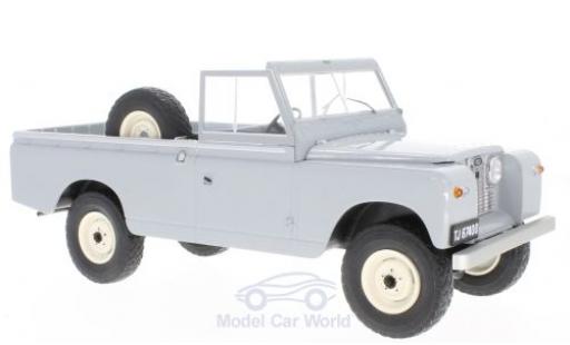 Diecast model cars Land Rover 109 Series II Pick Up grey 1959 1/18 MCG