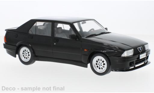 Diecast model cars Alfa Romeo 75 turbo Evoluzione black 1987 1/18 MCG