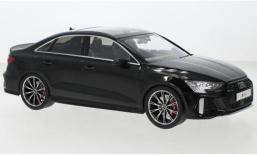 Diecast model cars Audi RS3 berline Limousine black 2022 1/18 MCG