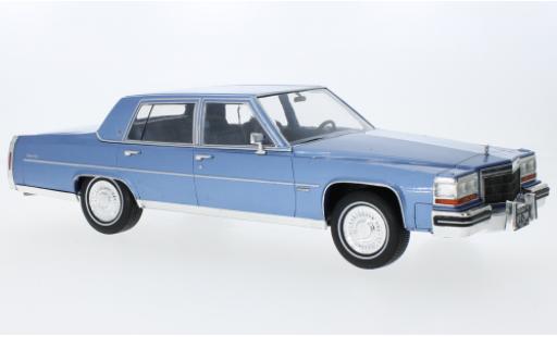 Diecast model cars Cadillac Fleetwood Brougham metallise blue 1982 1/18 MCG