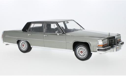 Diecast model cars Cadillac Fleetwood Brougham metallise grey 1982 1/18 MCG