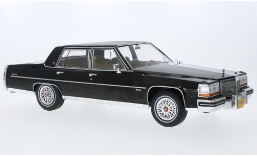 Diecast model cars Cadillac Fleetwood Brougham black 1982 1/18 MCG