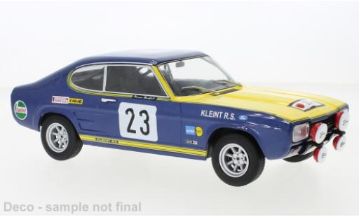 Diecast model cars Ford Capri Rally Mk I No.23 Olympia 1972 1/18 MCG